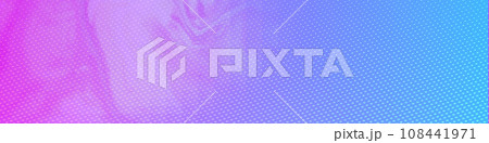 Pinkish blue panorama background with copy space for text or images, Usable for banner, poster, Ad, events, party, sale, celebrations, and various design works 108441971
