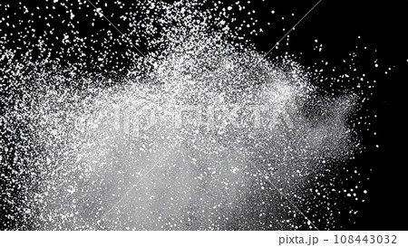 白い粉が破裂している背景 白い粉が破裂している背景 108443032