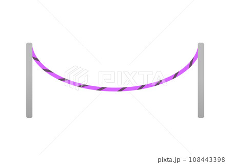 バリケードの紐(紫) バリケードの紐(紫) 108443398
