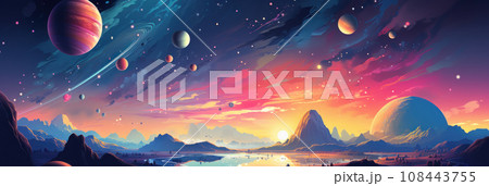 Mysterious universe, vast space 108443755