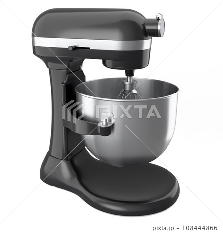 Modern kitchen mixer for cooking, blending and mixing on white background. 108444866
