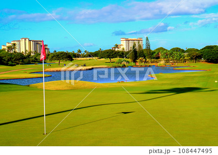ハワイ（オアフ島）の休日（ゴルフライフ） 108447495