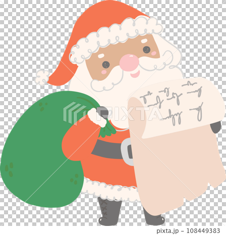 Black Santa Claus Christmas Character illustration Black Santa Claus Christmas Character illustration 108449383