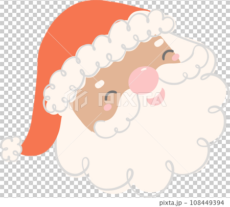 Black Santa Claus Christmas Character illustration 108449394