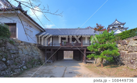 彦根城20(太鼓門櫓と天守) 彦根城20(太鼓門櫓と天守) 108449736