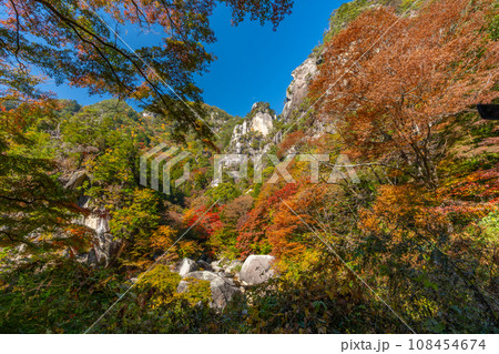 秋の昇仙峡　（山梨県） 108454674