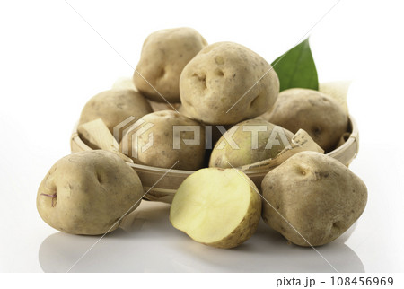 じゃがいも 白バック 108456969