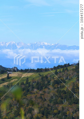 ビューポイント 志賀草津高原ルートからの風景 秋の季節 ビューポイント 志賀草津高原ルートからの風景 秋の季節 108457277