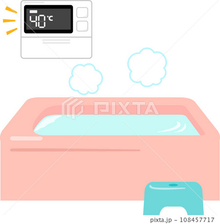 温度が40℃に設定された風呂 108457717