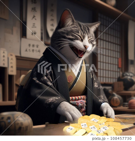 猫に小判 猫に小判 108457730