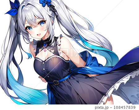 アニメ・漫画風の女性・女の子のイラスト素材 108457839