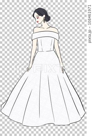 A woman in a dress A woman in a dress 108461971