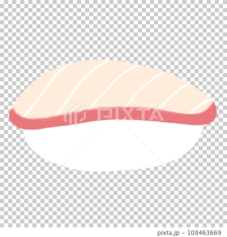 Sushi Kampachi Fish Cartoon illustration Japanese Food Japanese Sticker Sushi Sticker Sushi Kampachi Fish Cartoon illustration Japanese Food Japanese Sticker Sushi Sticker 108463669