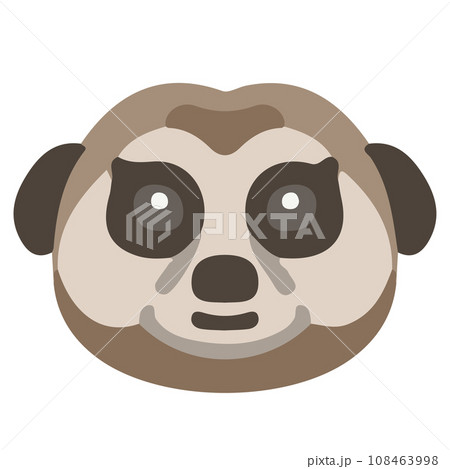 Meerkat head icon Meerkat head icon 108463998