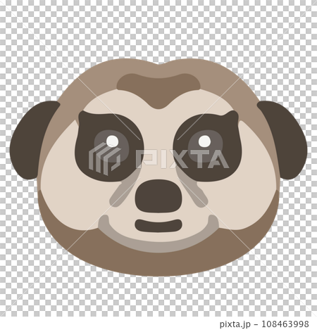 Meerkat head icon Meerkat head icon 108463998
