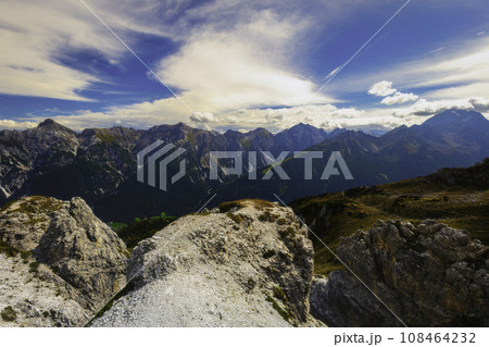 Mountain landscape of the Stubai Alps 108464232