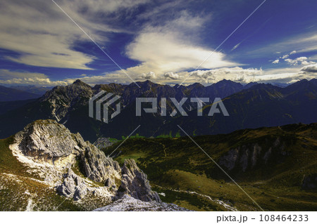 Mountain landscape of the Stubai Alps 108464233