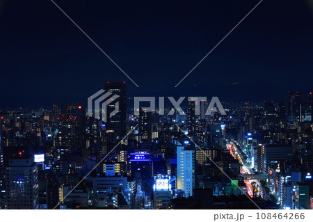 大阪駅前第3ビルから見る夜景 大阪駅前第3ビルから見る夜景 108464266
