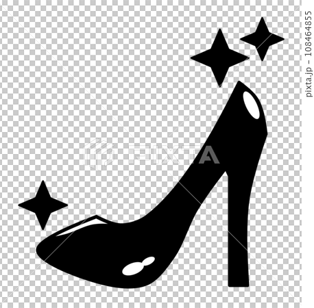 Silhouettes of high heels in women's shoes Silhouettes of high heels in women's shoes 108464855