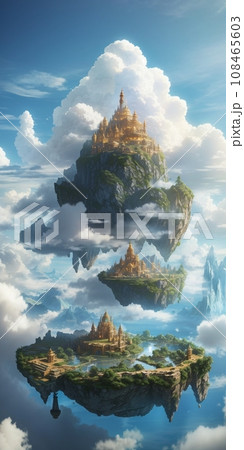 天空に浮かぶ島 天空に浮かぶ島 108465603