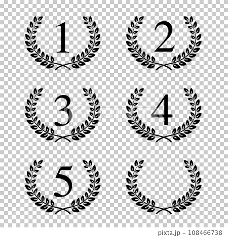 ランキングフレームのベクターイラストセット 108466738