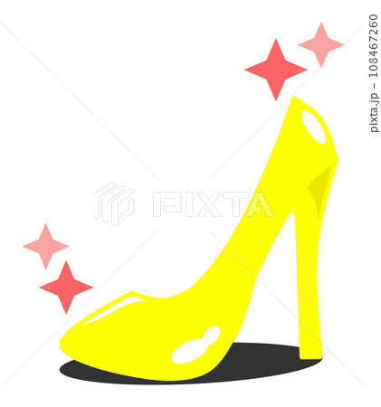 女性用の靴でハイヒールのシルエット 女性用の靴でハイヒールのシルエット 108467260