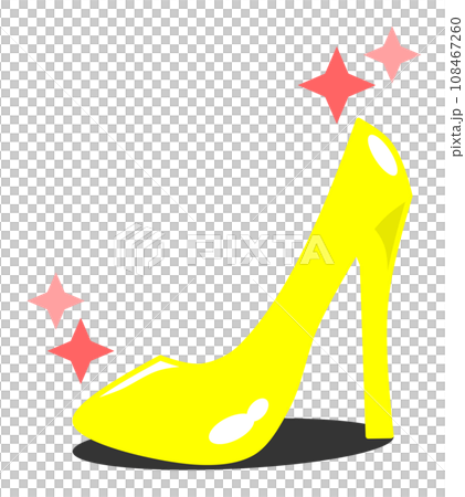 女性用の靴でハイヒールのシルエット 女性用の靴でハイヒールのシルエット 108467260
