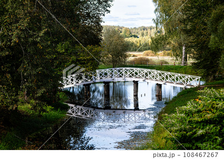 Bridge over the pond. 108467267