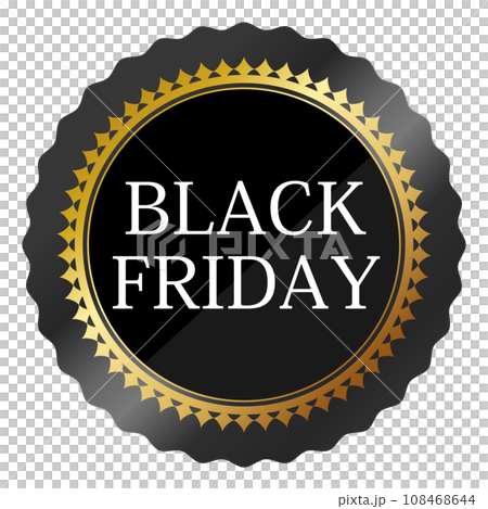 Luxury black friday emblem Luxury black friday emblem 108468644