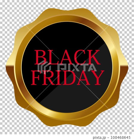 Luxury black friday emblem Luxury black friday emblem 108468645