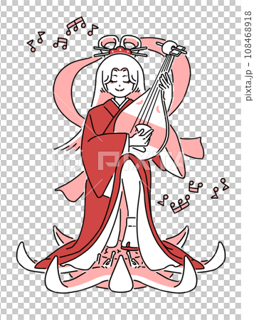 弁財天演奏樂器 弁財天演奏樂器 108468918