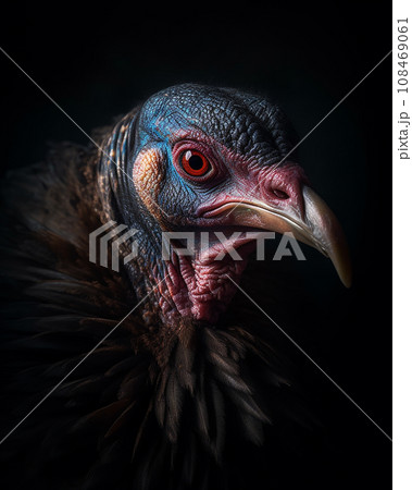 A photo of a turkey close up A photo of a turkey close up 108469061