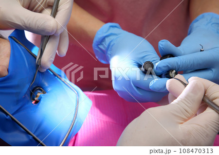Dental office. Equipment for dentistry. The dentist's workplace. Dental office. Equipment for dentistry. The dentist's workplace. 108470313