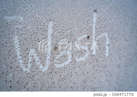 Dirty and mud stain on car surface Dirty and mud stain on car surface 108471778