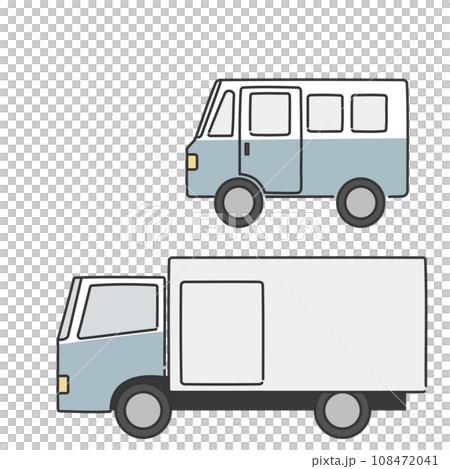 2 types of delivery vehicles 108472041