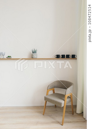 Stylish chair a chair in the dining room or living room in Scandinavian style 108472514