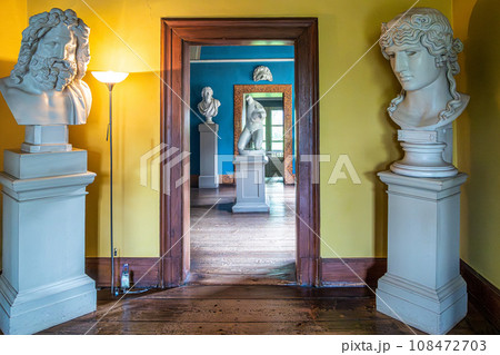 Interior of Johann Wolfgang von Goethe museum in the city of Weimar in Germany Interior of Johann Wolfgang von Goethe museum in the city of Weimar in Germany 108472703