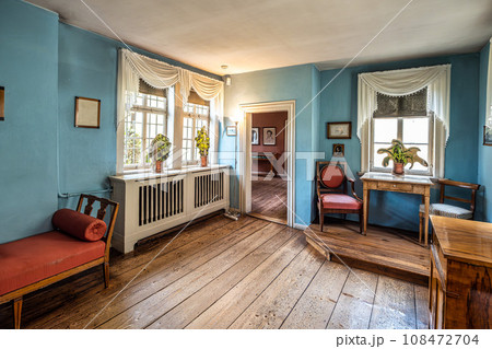 Interior of Johann Wolfgang von Goethe museum in the city of Weimar in Germany Interior of Johann Wolfgang von Goethe museum in the city of Weimar in Germany 108472704