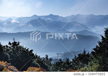 熊野古道 見晴台からの眺望 熊野古道 見晴台からの眺望 108475602