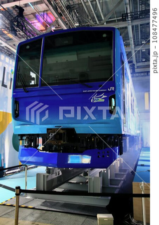 架線は無くても電車は走る!?… 水素式燃料電池駆動・試験電車『FV-E991系電車』 108477496