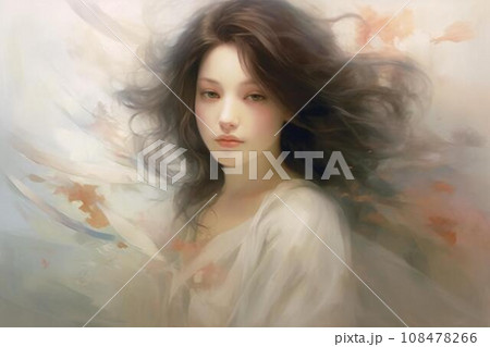 美しい女性のポートレート 108478266