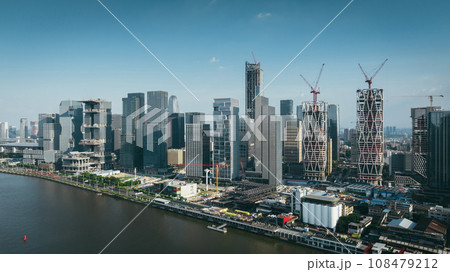 Aerial view of landscape in Guangzhou ,China  108479212