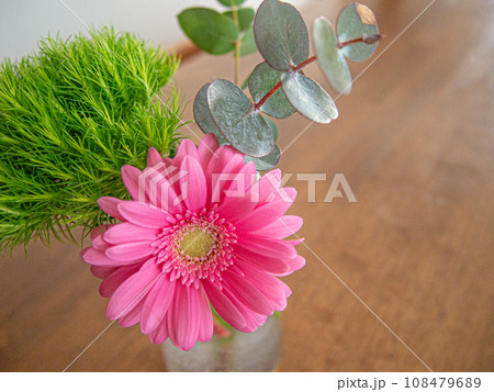 インテリアグリーン　フラワーブーケ 108479689