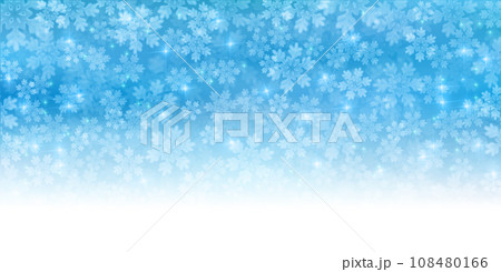クリスマス　雪　冬　風景　背景 108480166