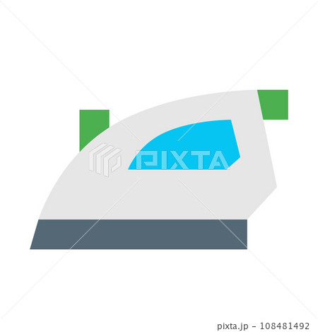 家電、アイロンを表すカラースタイルのアイコン 家電、アイロンを表すカラースタイルのアイコン 108481492