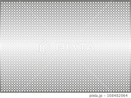 丸十文字孔のパンチングメタル 背景透過 丸十文字孔のパンチングメタル 背景透過 108482064