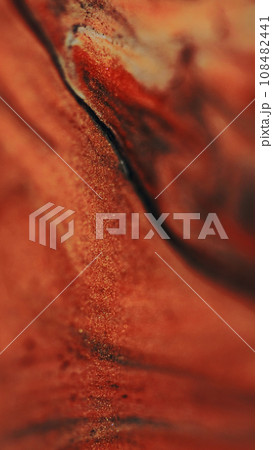 Glitter fluid wave ink background red black paint Glitter fluid wave ink background red black paint 108482441