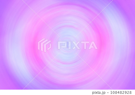 ぐるぐるした虹色の渦巻背景（ピンク系） 108482928