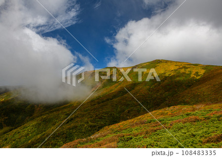 栗駒山の山岳紅葉(宮城県) 栗駒山の山岳紅葉(宮城県) 108483335