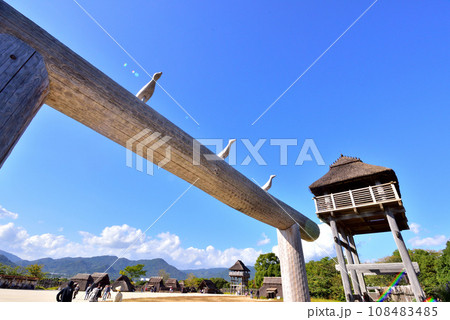 吉野ケ里歴史公園　吉野ケ里遺跡　弥生時代の集落　佐賀県吉野ヶ里町 108483485